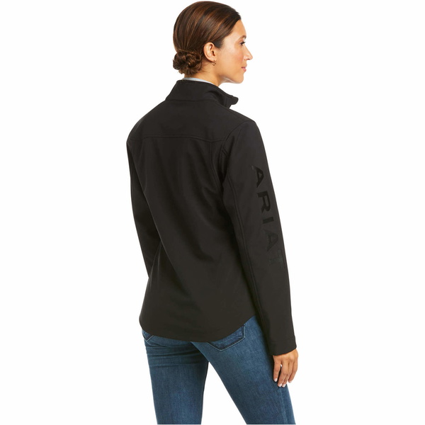 Ariat Womens New Team Softshell Jacket 10037393 - Black / Black